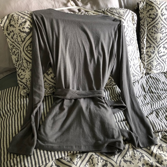 The Limited ,, gray wrap top - Picture 6 of 15